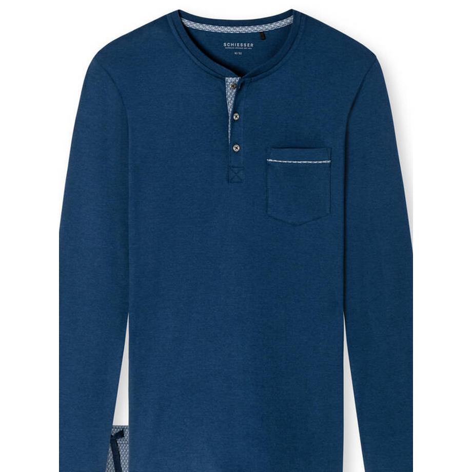 Schiesser Fashion Langer Pyjama  