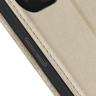 Avizar  Custodia folio per iPhone 15 Plus oro 