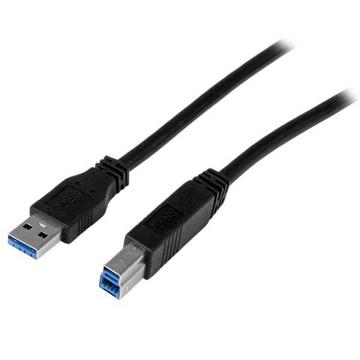 Câble Certifié USB 3.0 A vers B 1 m - M/M - Cordon USB3 SuperSpeed USB A USB B