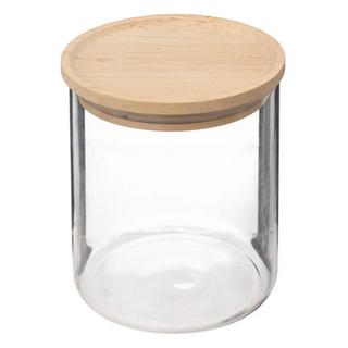 5five Glasgefäß-Set mit Holzdeckel - 3er-Pack  