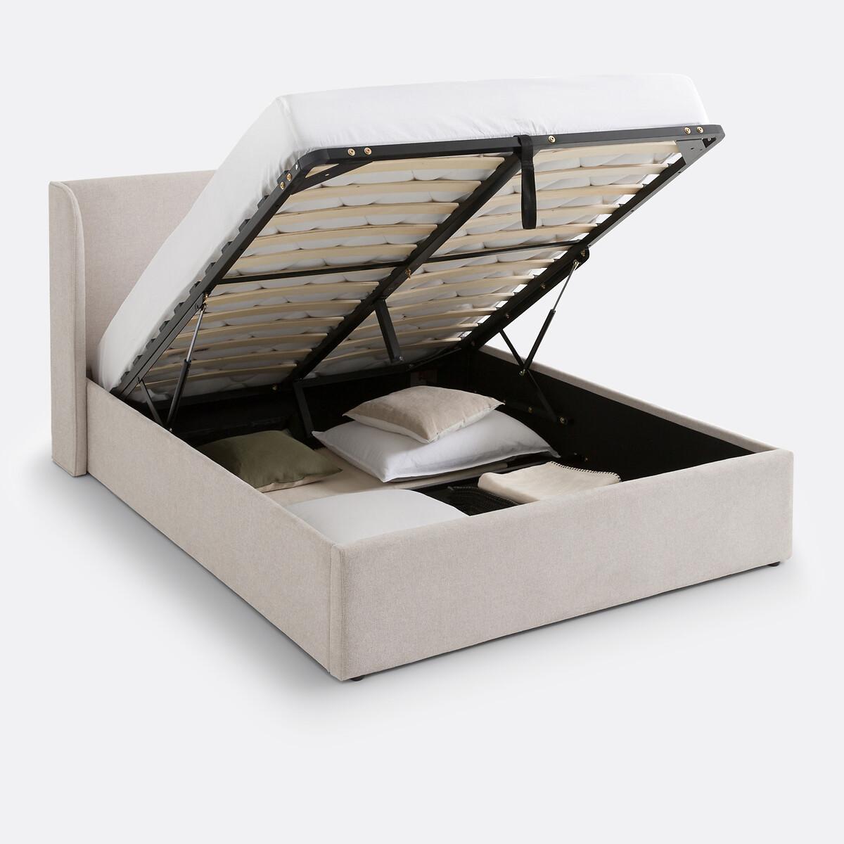 La Redoute Intérieurs Kastenbett Nasik mit hochklappbarem Lattenrost  