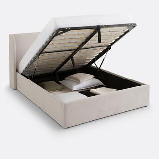 La Redoute Intérieurs Kastenbett Nasik mit hochklappbarem Lattenrost  