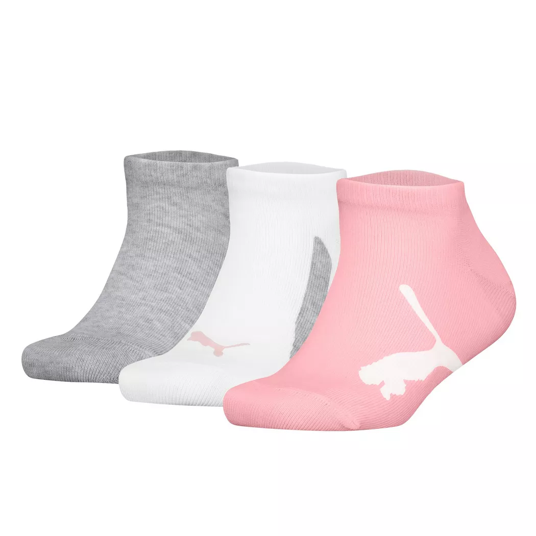 Puma - Calzini Unisex Confezione da 3 Vestibilità confortevole-BWT Sneaker 3P, 39-42, Rosa Pallido