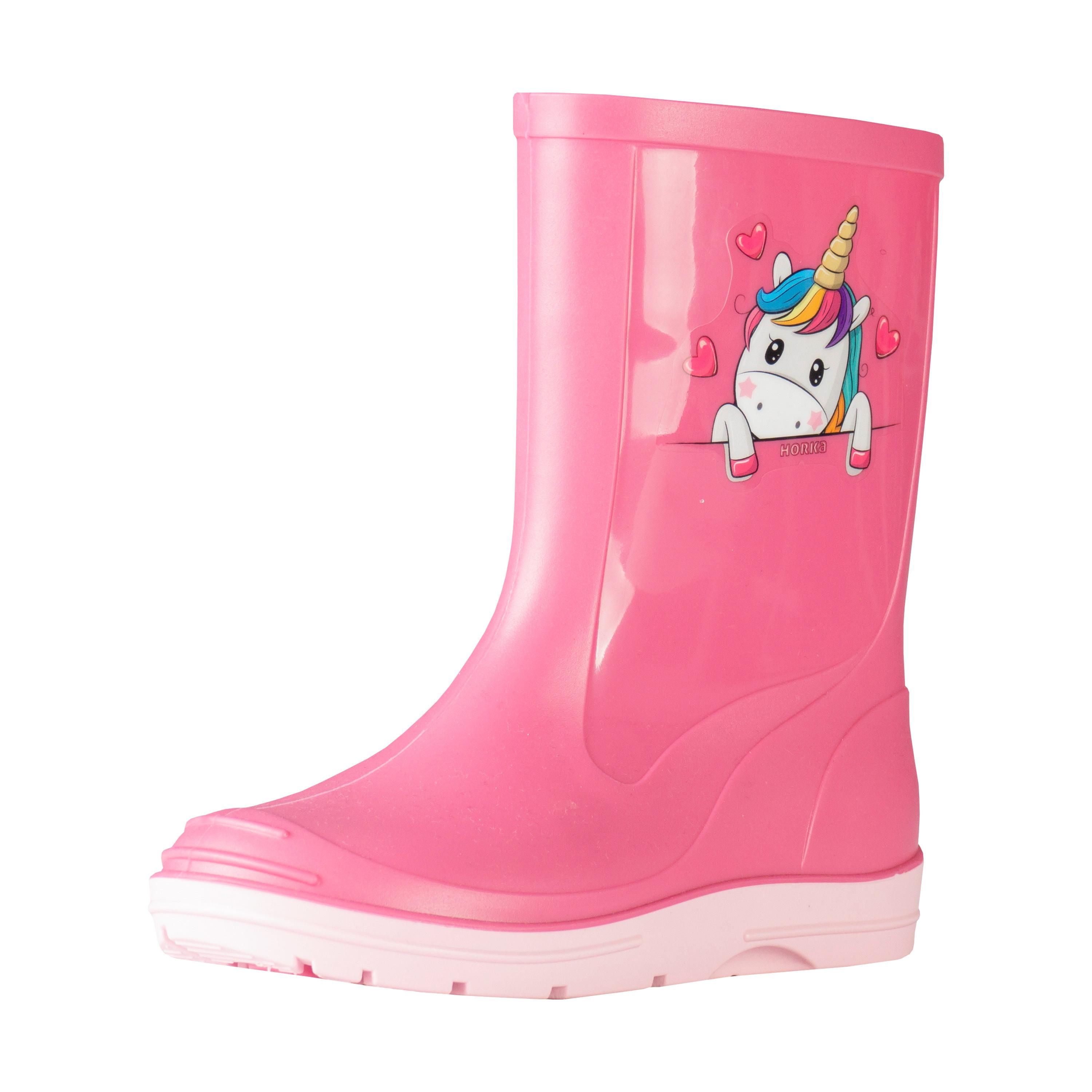 HORKA  bottes d'équitation de pluie pvc fille 