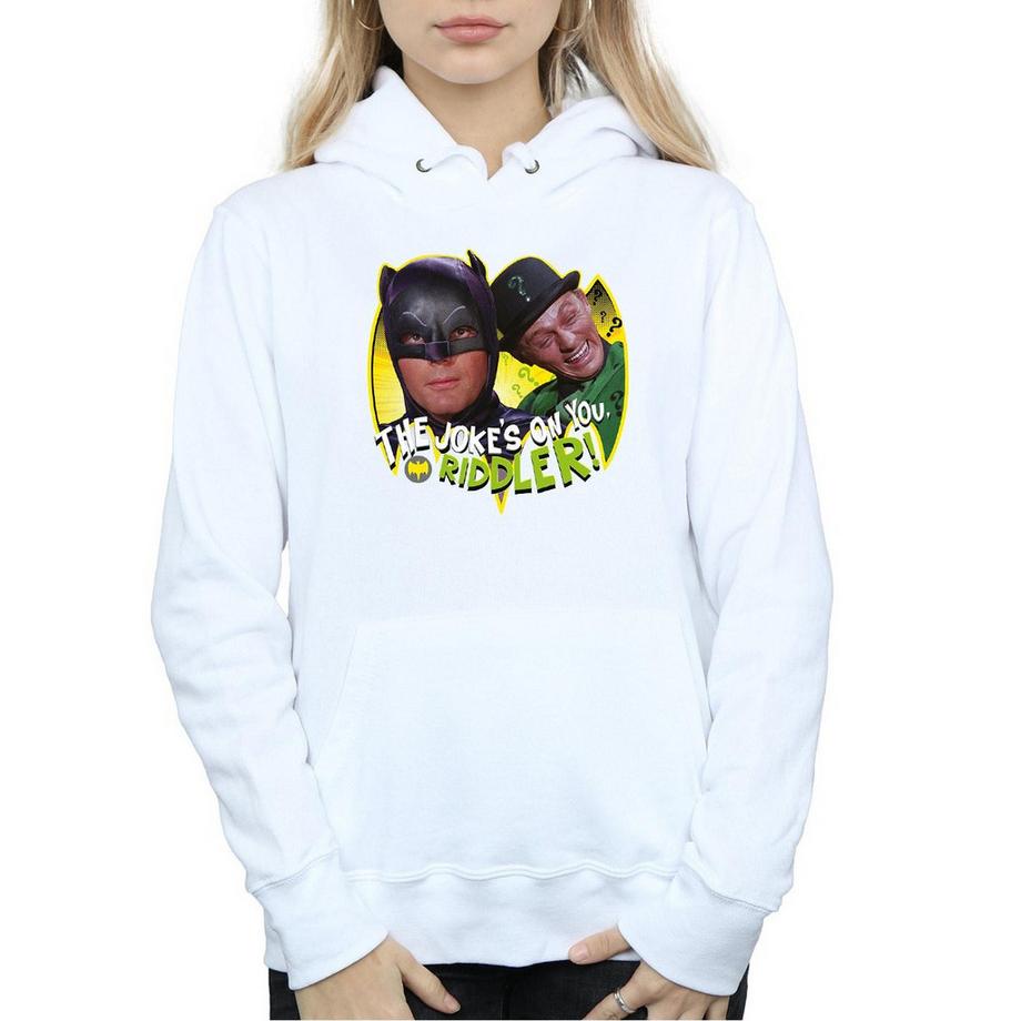 DC COMICS Batman The Jokes On You Riddler Felpa con cappuccio  
