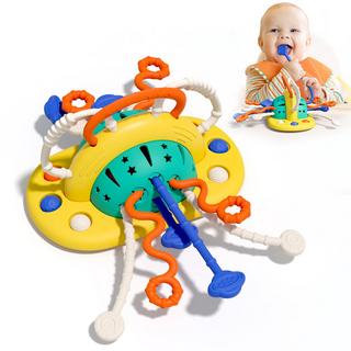 Activity-board  Motorikspielzeug mit Saugnapf, Babyautositzspielzeug , Lernspiele für Babys 