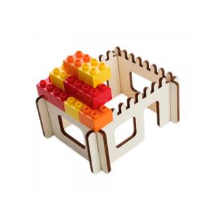 Brikkon  Baustein Grundplatte, Haus 