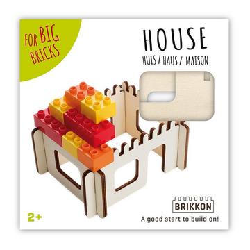 Haus, Baustein Grundplatte, Brikkon