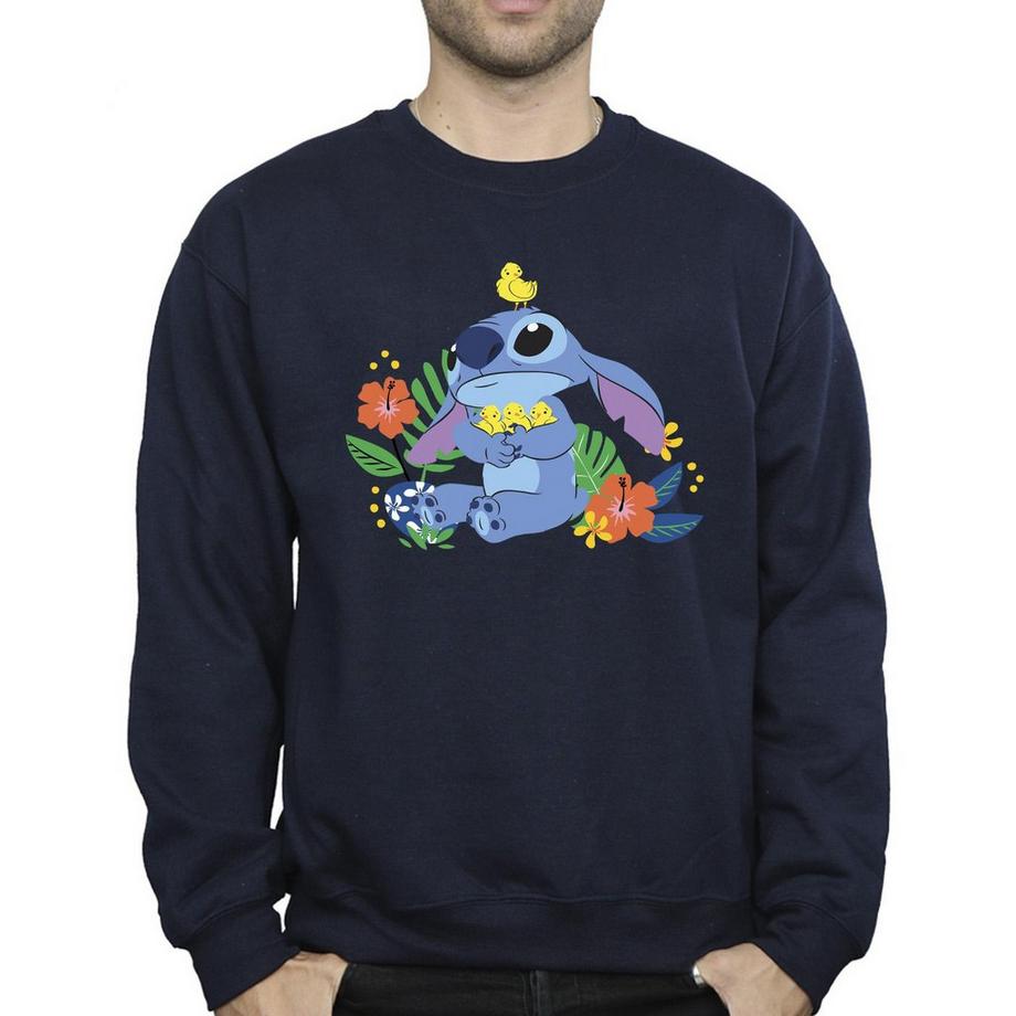 Disney Stitch Sweatshirt Imprimé Floral  