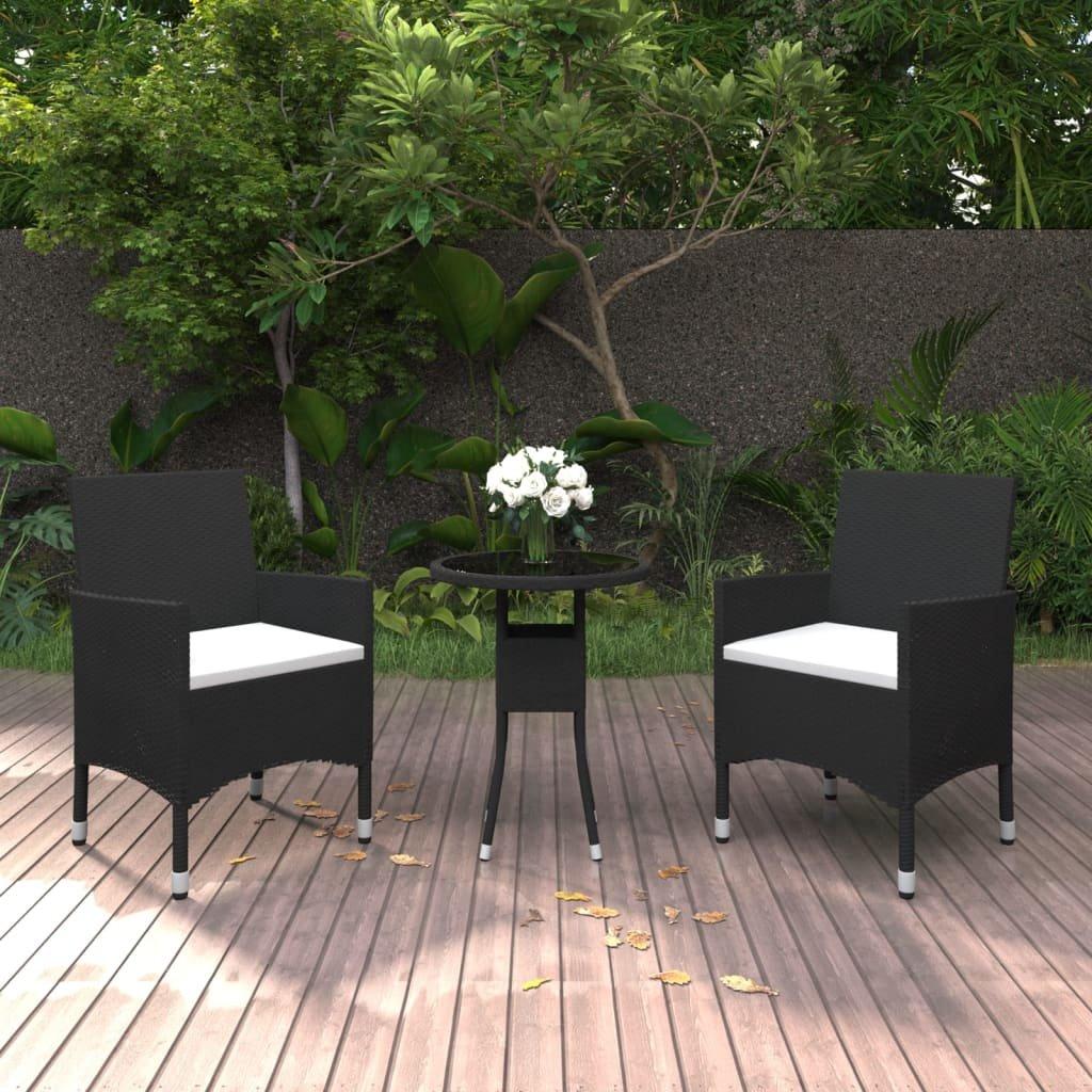 VidaXL set da pranzo da giardino Polirattan  