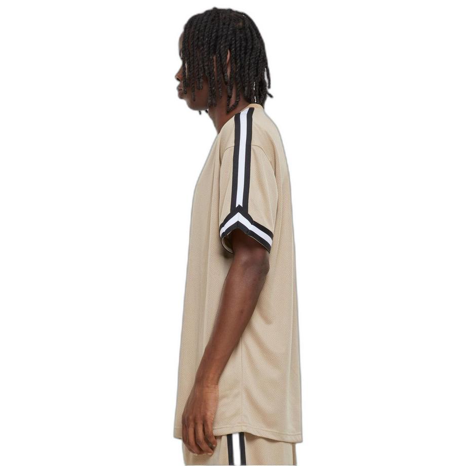 URBAN CLASSICS T-Shirt Oversized Stripes Mesh  