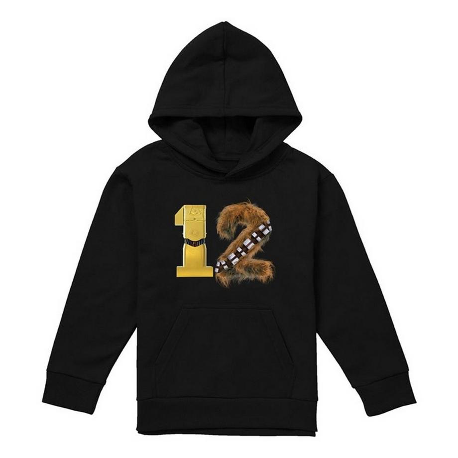 12 Felpa Con Cappuccio C3po Chewbacca