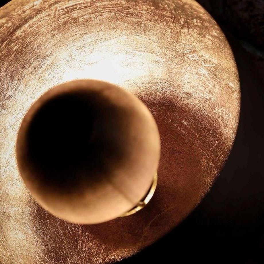 mutoni Tischleuchte 28x28 Korb  Nickel  