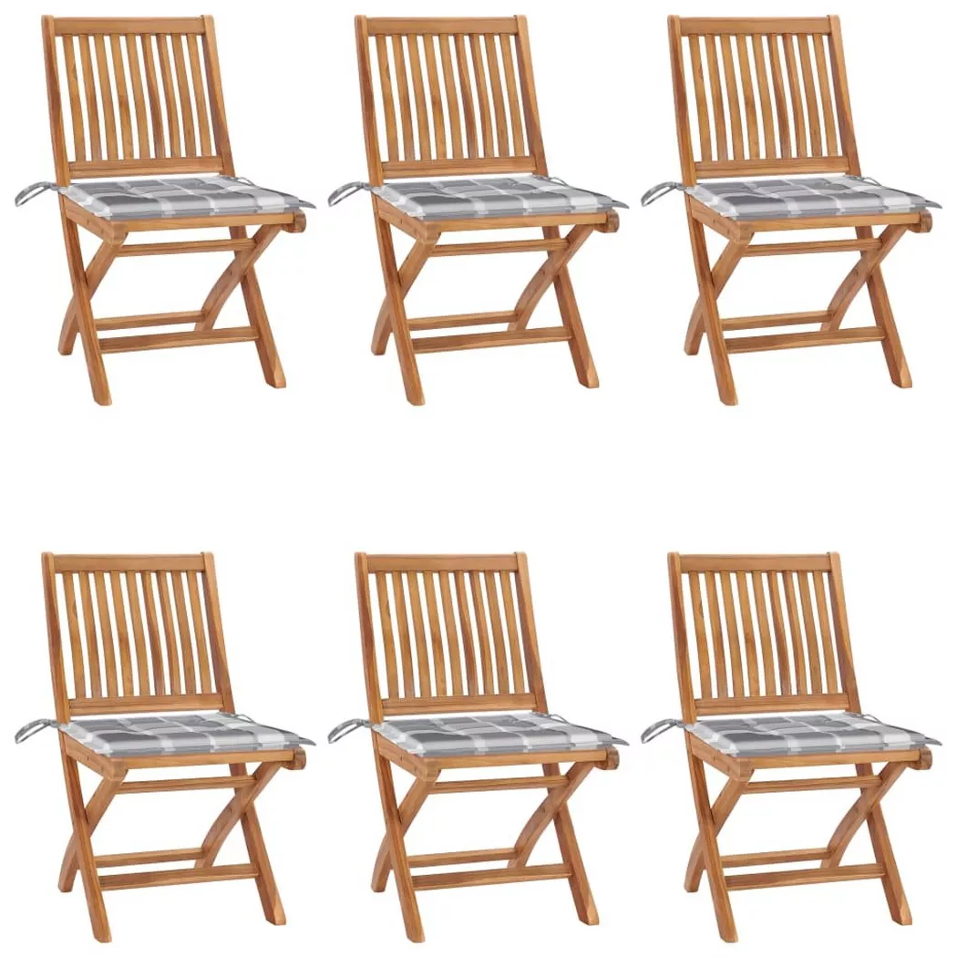 VidaXL - Chaise de jardin bois, One Size, Marron