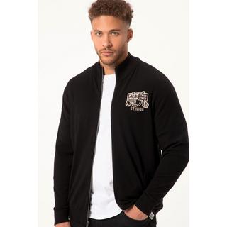 Sthuge FLEXLASTIC Cardigan Collo Alto Motivo sul Retro  