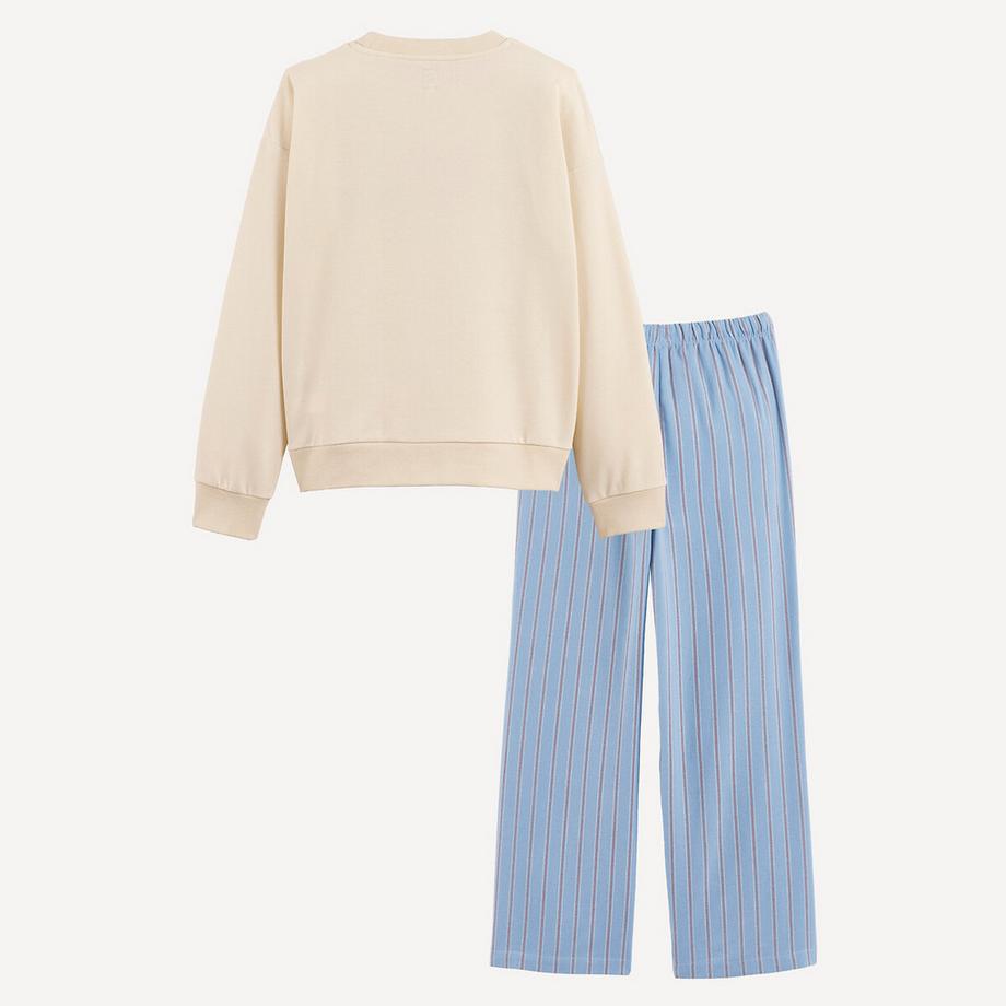 La Redoute Collections  Pyjama à message et rayures 