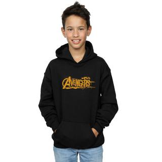 MARVEL  Avengers Infinity War Orange Logo Kapuzenpullover 