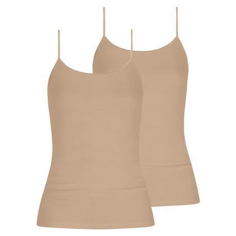 mey Emotion Confezione da 2 Top con Spalline Sottili  
