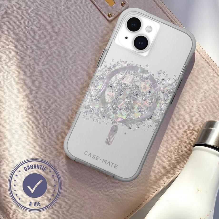 Case-Mate  Coque MagSafe iPhone 15 Case Mate Blanc 