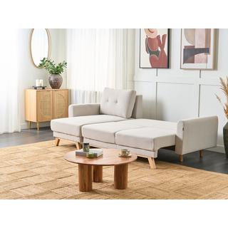 Beliani Ecksofa aus Polyester Skandinavisch SIRO  