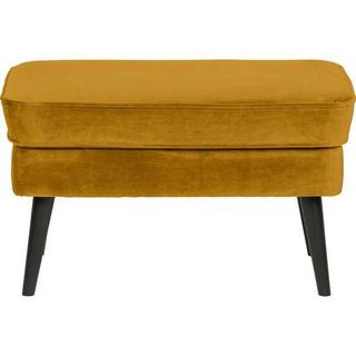 mutoni Tabouret Rocco velours ocre  