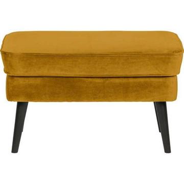 Tabouret Rocco velours ocre