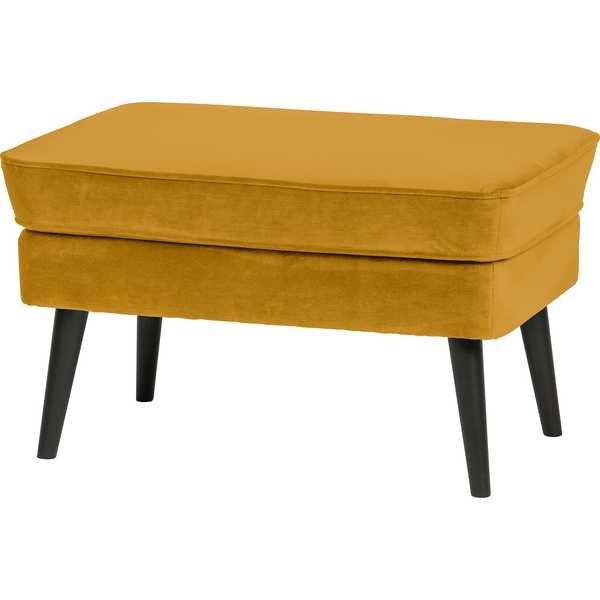 mutoni Tabouret Rocco velours ocre  