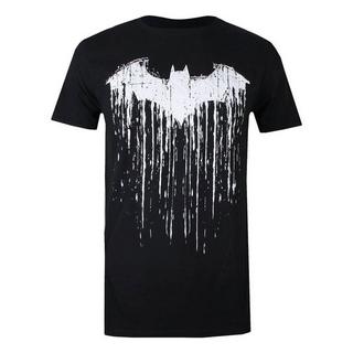 BATMAN Distressed Logo T-Shirt Maniche Corte  