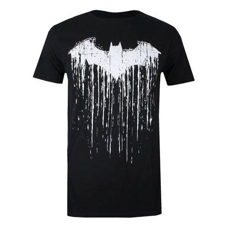 BATMAN Distressed Logo T-Shirt Maniche Corte  