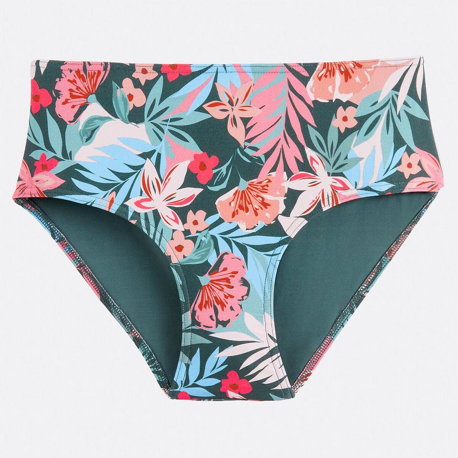 La Redoute Collections Slip Bikini Vita Alta Stampa Floreale  