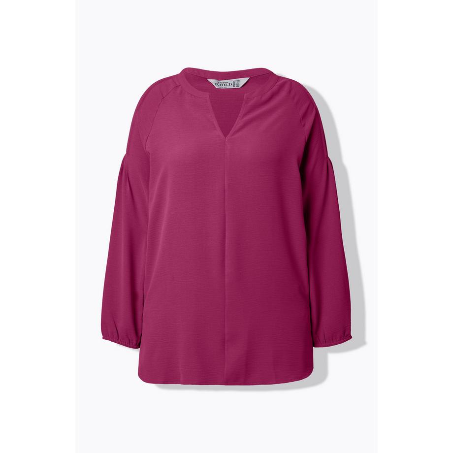 Studio Untold Tunica Crêpe Taglio Svasato Maniche 3/4 a Sbuffo  