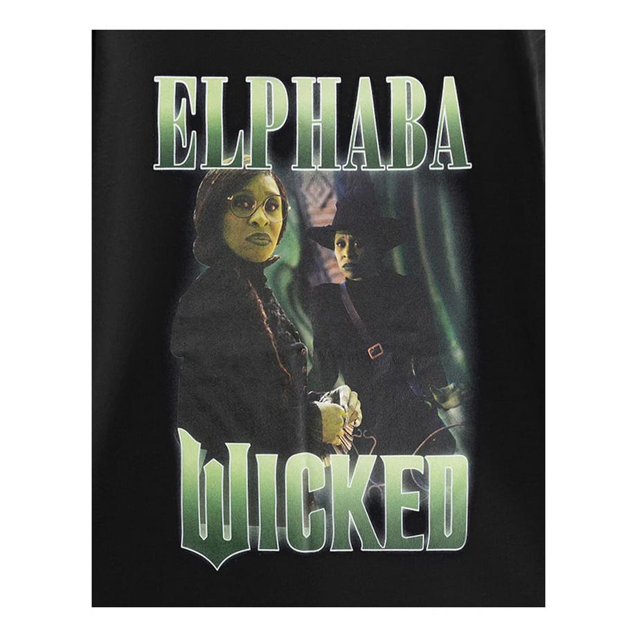 Wicked T-Shirt Stampa Grafica Elphaba  