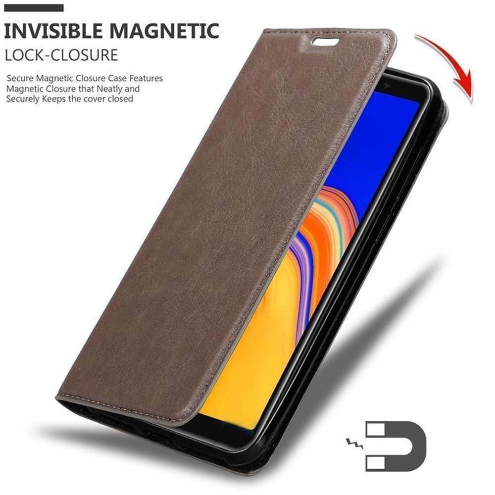 Cadorabo  Housse compatible avec Samsung Galaxy A6s - Coque de protection avec fermeture magnétique, fonction de support et compartiment pour carte 