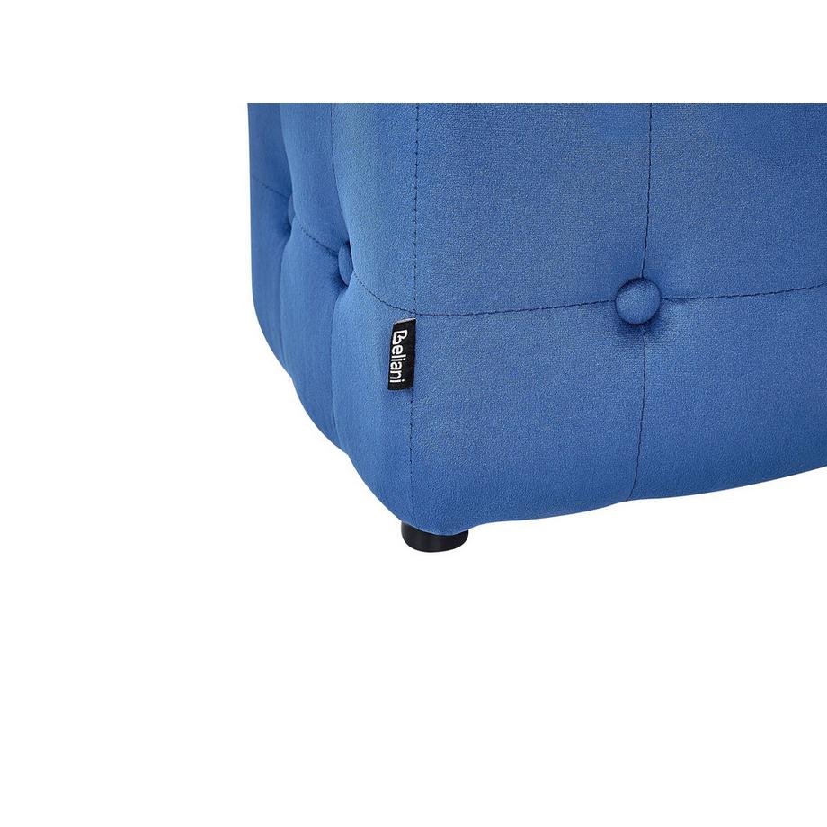 Beliani Pouf en Velours Rétro WISCONSIN  