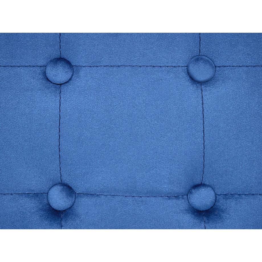 Beliani Pouf en Velours Rétro WISCONSIN  