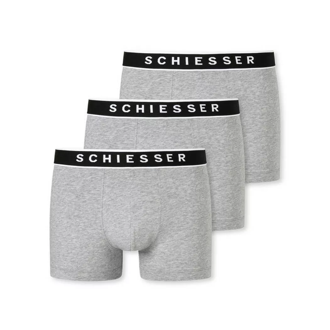 Schiesser - Organic Cotton Shorts, für Herren, Grau, Größe L