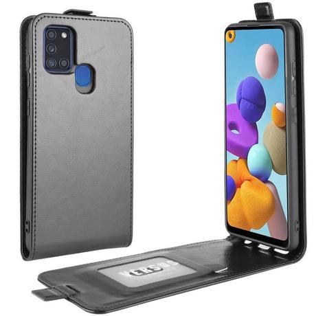 Cover-Discount  Galaxy A21s - Klassisches Flip Case Vertikal 