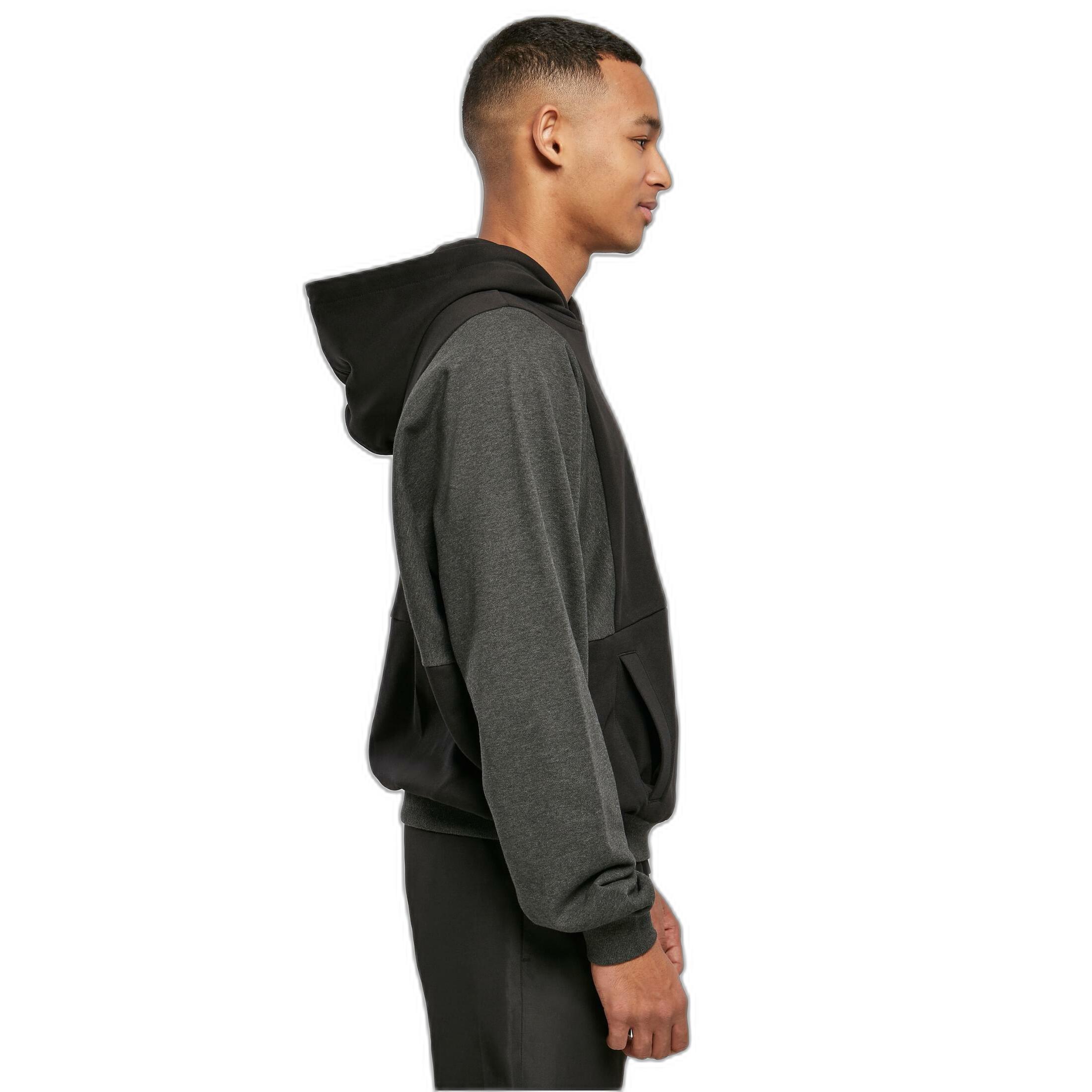 URBAN CLASSICS Felpa con cappuccio Cut On Sleeve  