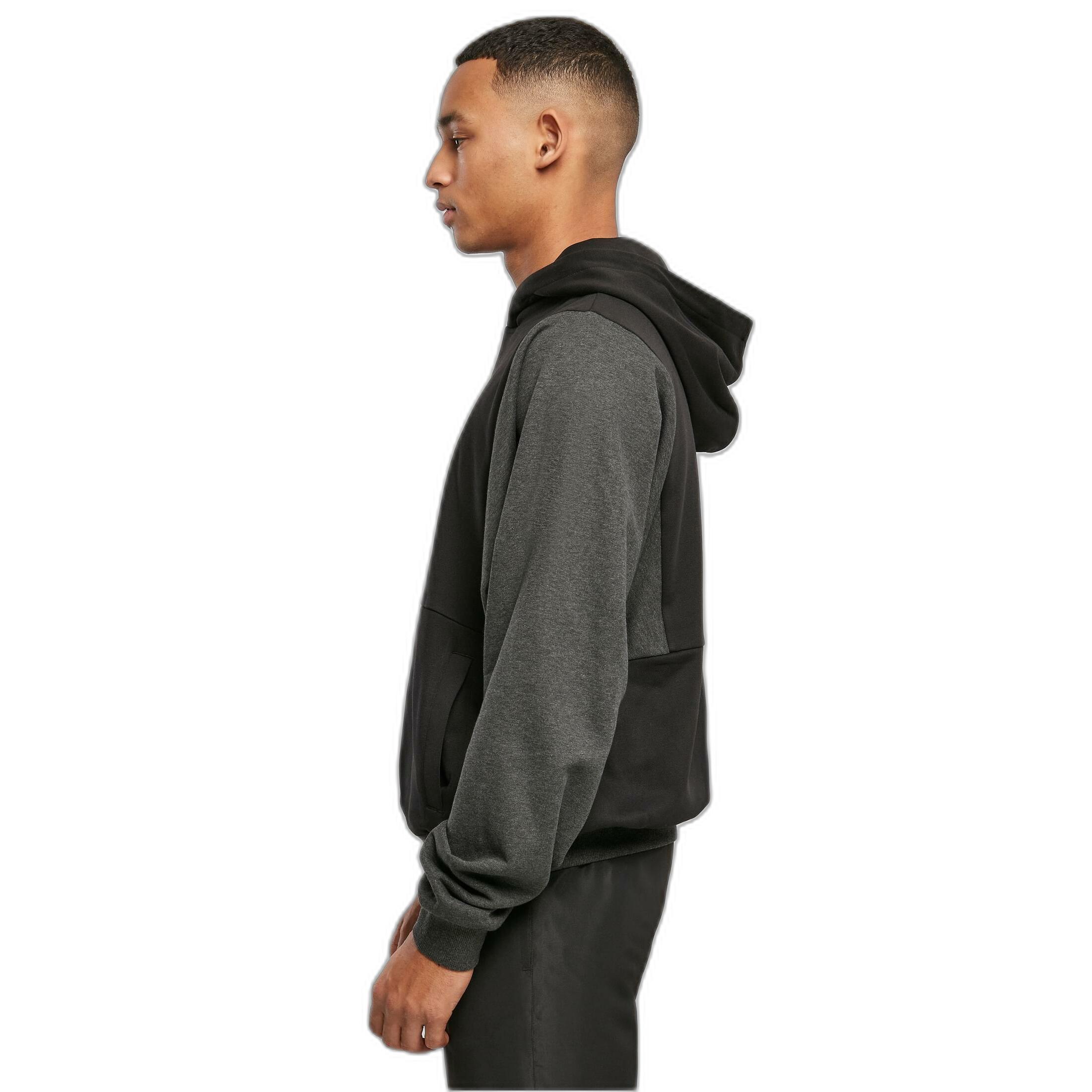 URBAN CLASSICS Felpa con cappuccio Cut On Sleeve  