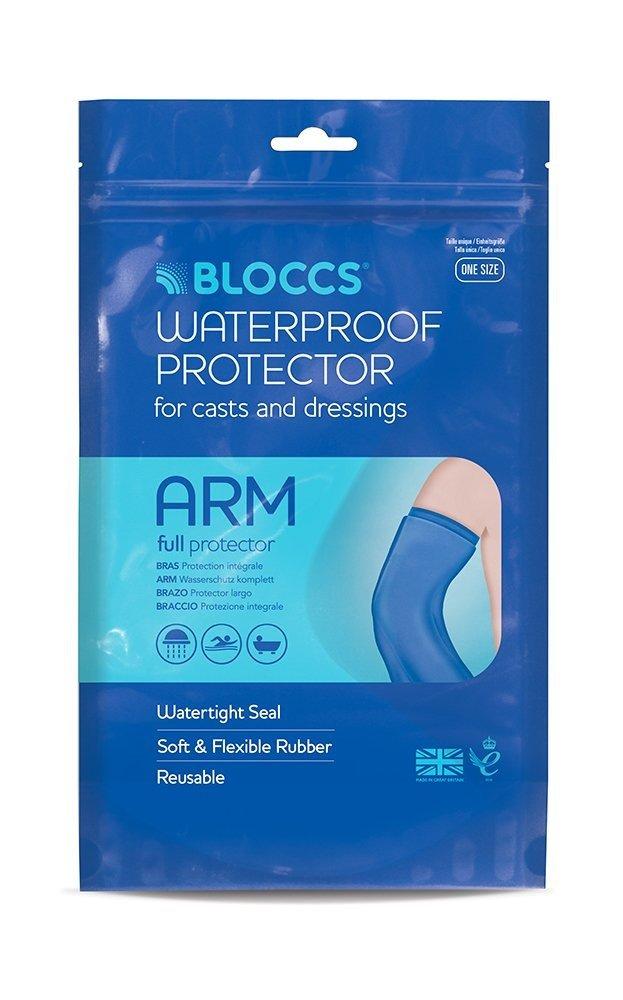 Bloccs  Protection de plâtre / pansement Bloccs pour bain et douche, étanche et résistant, Adulte 