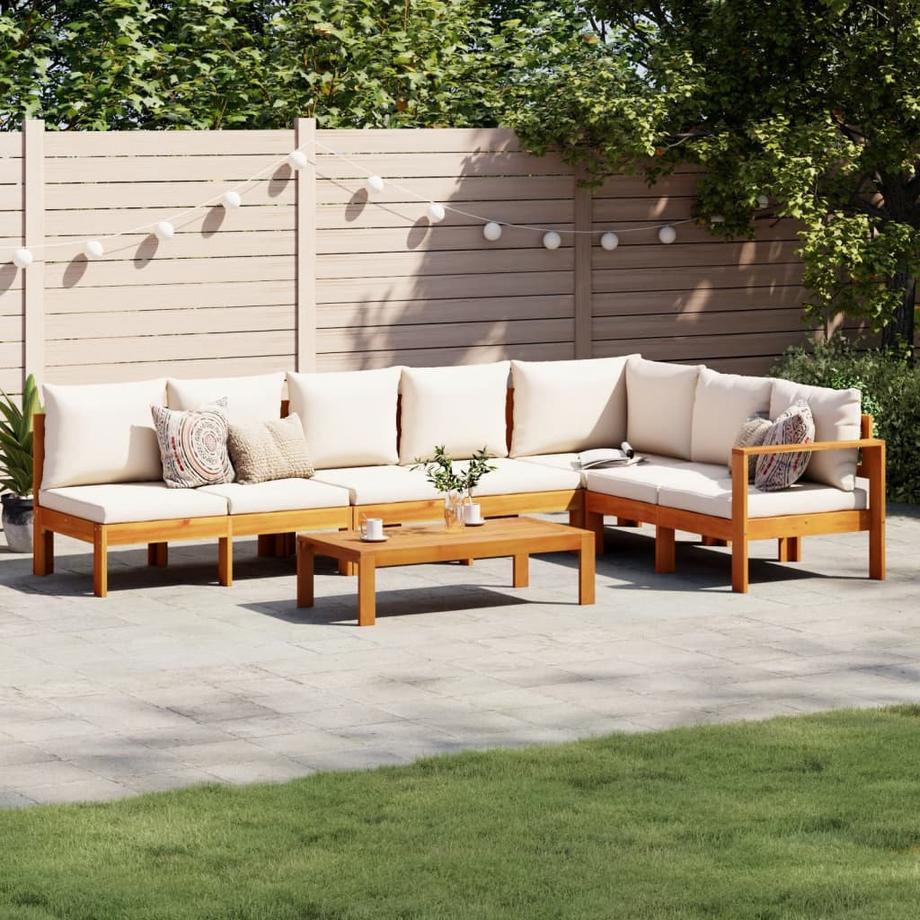 VidaXL Salon de jardin bois  