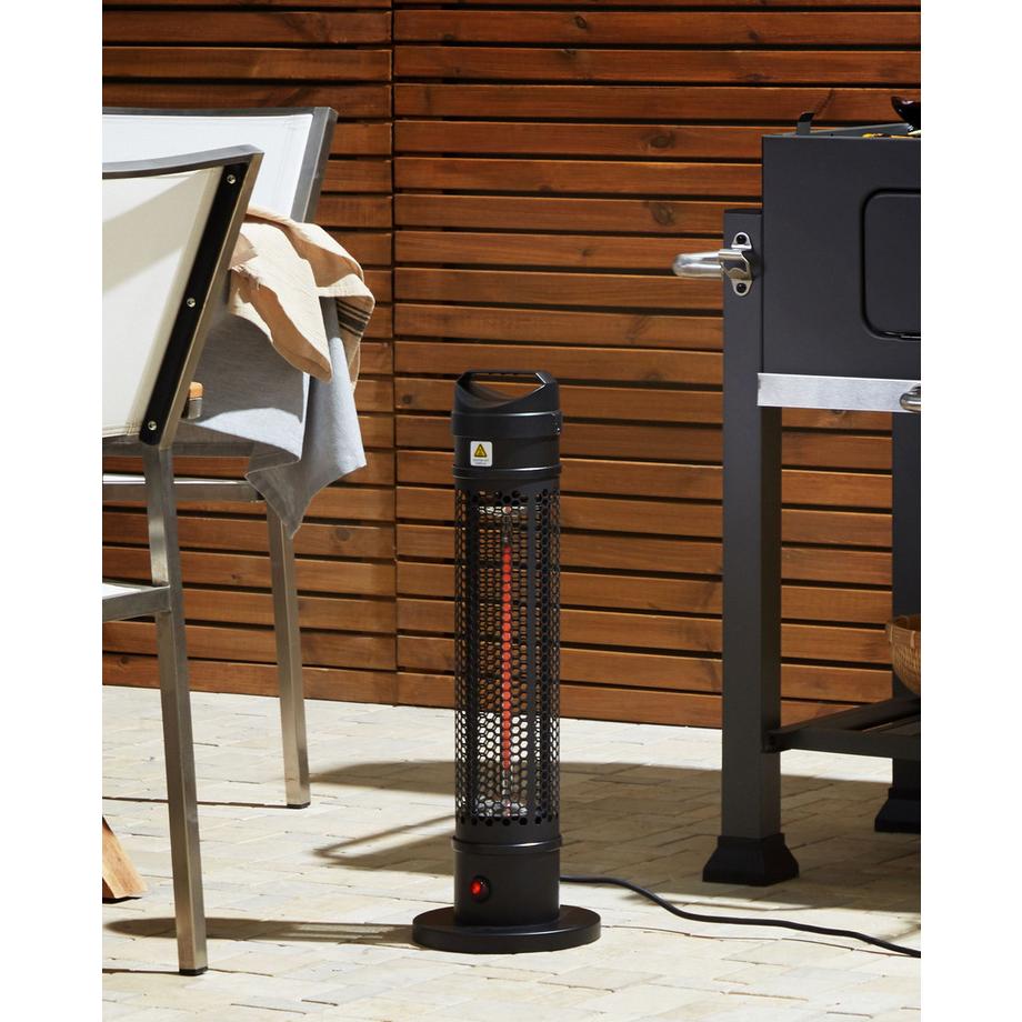 Beliani  Chauffage de terrasse infrarouge autoportant en Aluminium KRAKATOA 