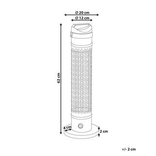 Beliani  Terrassenstrahler aus Aluminium KRAKATOA 