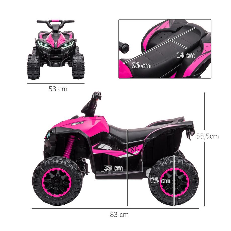 HOMCOM  Kinder Elektro-Quad Miniquad 