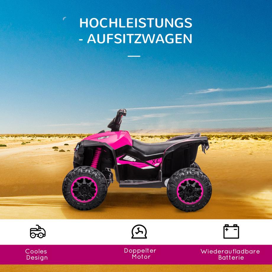 HOMCOM  Kinder Elektro-Quad Miniquad 