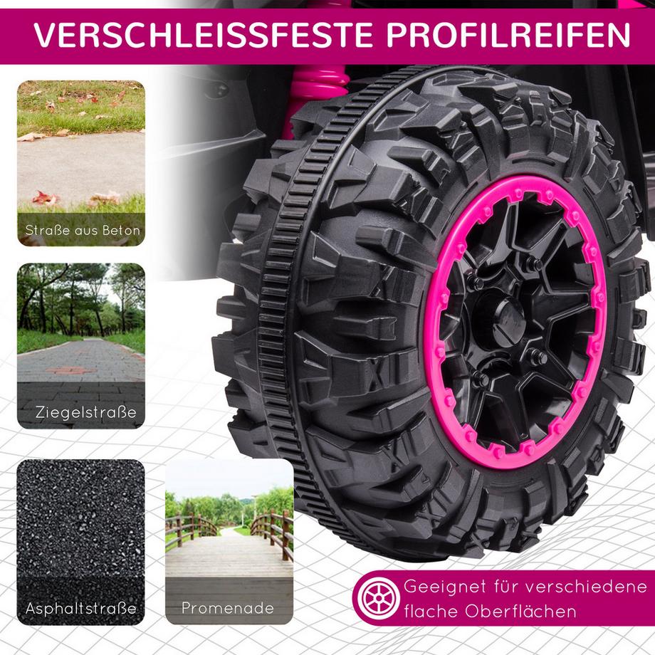 HOMCOM  Kinder Elektro-Quad Miniquad 