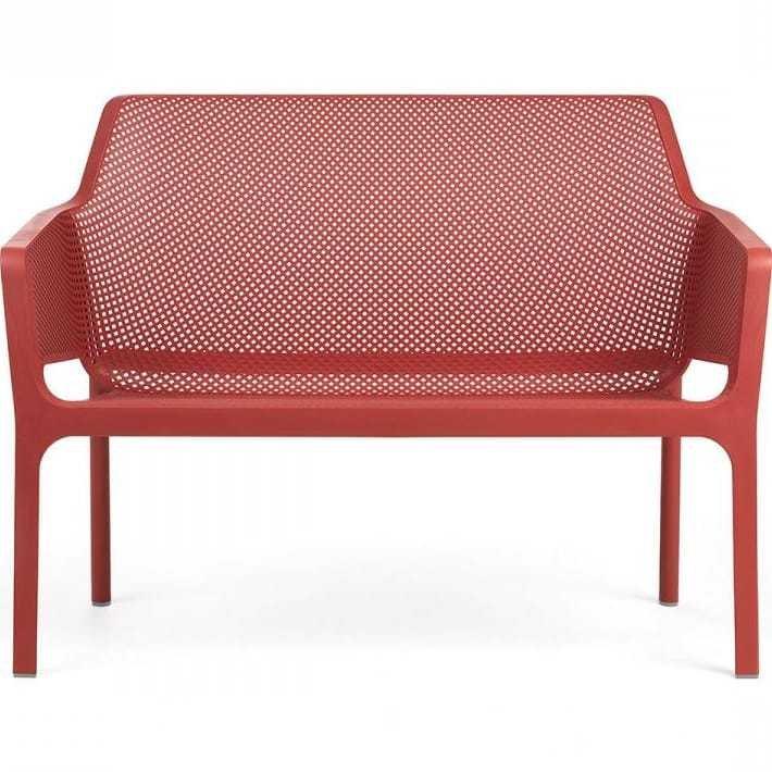 NARDI outdoor Banc de jardin filet corail  