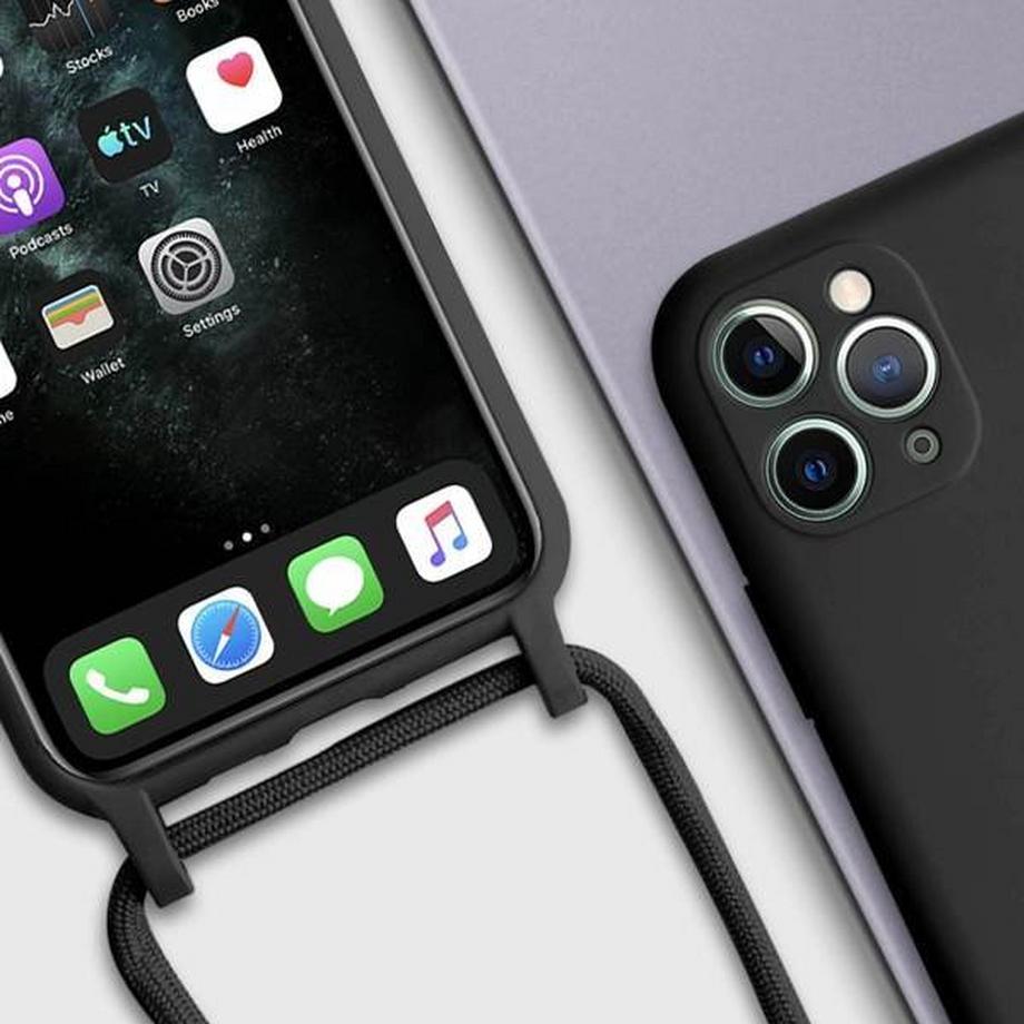 Avizar  Coque cordon iPhone 11 Pro Noir 