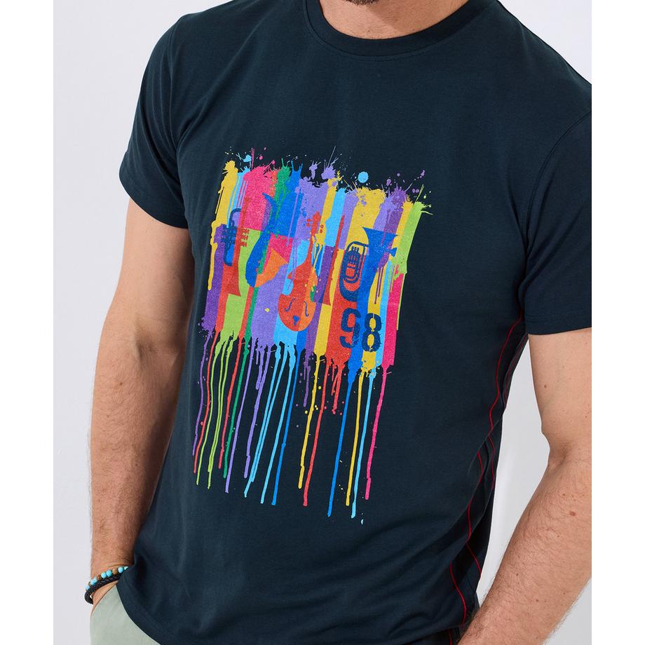 Joe Browns T-Shirt Grafica Jazz Gocciolante  