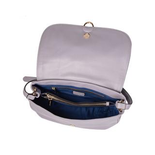 Kate Lee  Kate Lee sac bandoulière en cuir New Zelie gris clair 